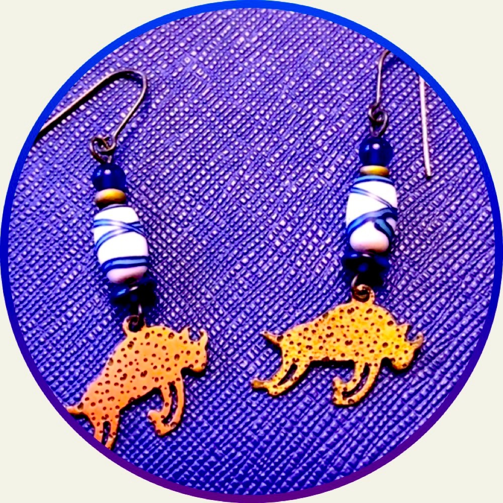Bison Petroglyph Earrings 🦬